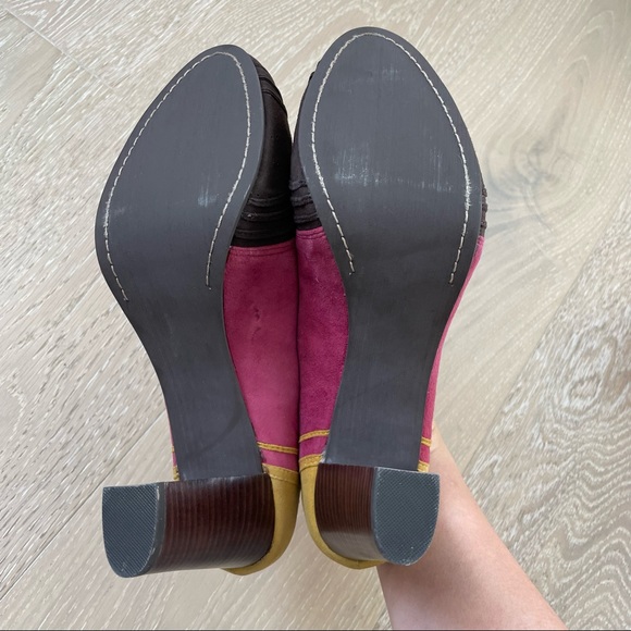 Anthropologie Nolana Suede Colorblock Pumps by Pilcro and Letterpress - Picture 9 of 9